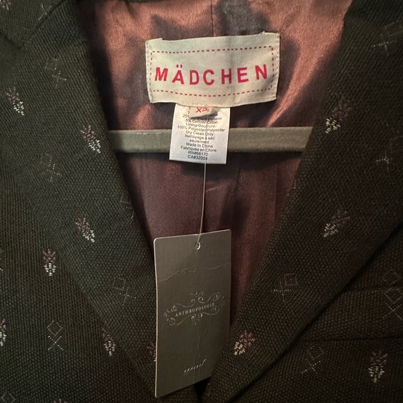 Anthropologie Madchen Forested Blazer Jacket NWT - Picture 5 of 5